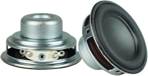 2Pcs 45mm 4Ohm 8W Portable Speakers 1.7inch 16 Cores Small Full Ranges Rubber Side Inner Magnetic Speakers Replacement in Saudi Arabia
