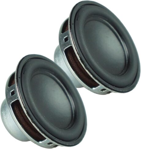 2Pcs 45mm 4Ohm 8W Portable Speakers 1.7inch 16 Cores Small Full Ranges Rubber Side Inner Magnetic Speakers Replacement in Saudi Arabia