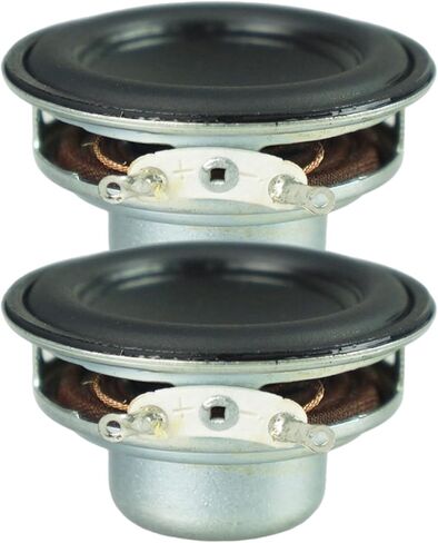 2Pcs 45mm 4Ohm 8W Portable Speakers 1.7inch 16 Cores Small Full Ranges Rubber Side Inner Magnetic Speakers Replacement in Saudi Arabia