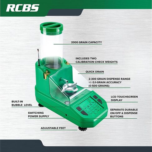 RCBS Chargemaster Supreme - Accurate and Reliable Powder Scale and Dispenser, Fast and Consistent, Ideal for Precision Shooting and Reloading in Saudi Arabia