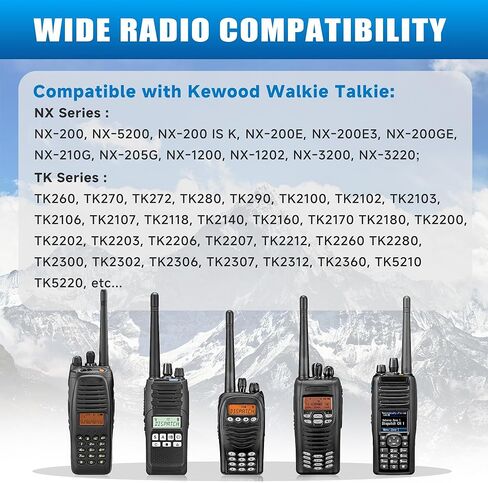 هوائي KRA-26 VHF لكينوود، هوائي بديل SMA-أنثى 136-174 ميجاهرتز لـ NX-200 NX-5200 TK-2170 TK-2160 TK-5210 TK-2312 TK-2200 بديل هوائي لاسلكي (عبوتان) in Kuwait