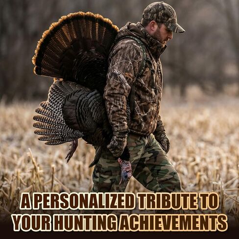 Chumia 1 Pack Turkey Fan Mount Kit, Turkey Tail Beard Mounting Kit Durable Easy to Assemble with Hardware for Hunting Display Hunter Gifts in Saudi Arabia