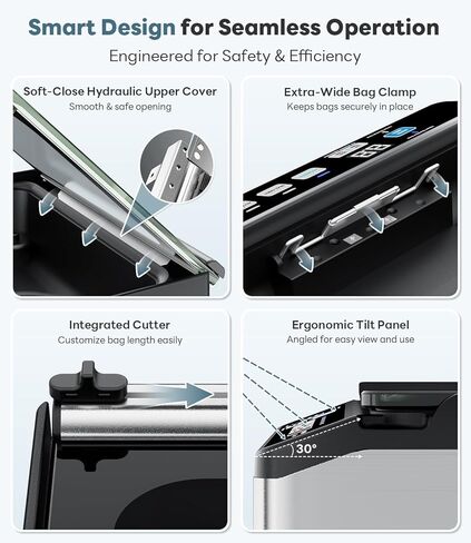 DualCore CVS101 Chamber Vacuum Sealer للسوائل والفيديو، مناطق فراغ مزدوجة 6 لتر ومشبك حقيبة عريض جدًا، مضخة جافة ثنائية النواة بقدرة 230 وات × 4، آلة تغليف المواد الغذائية من الدرجة التجارية للاستخدام المنزلي in Kuwait