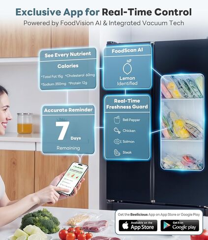DualCore CVS101 Chamber Vacuum Sealer للسوائل والفيديو، مناطق فراغ مزدوجة 6 لتر ومشبك حقيبة عريض جدًا، مضخة جافة ثنائية النواة بقدرة 230 وات × 4، آلة تغليف المواد الغذائية من الدرجة التجارية للاستخدام المنزلي in Kuwait