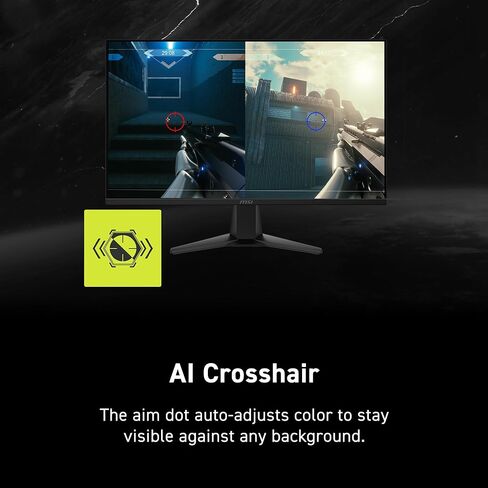 msi MAG 275QF E20 27-inch 2560 x 1440 (WQHD) Gaming Monitor, 200Hz, AMD Adaptive Sync, HDR Ready, HDMI, VGA Port, VESA Mountable, Tilt, 4-Side Slim Bezel, 0.5ms, Black in Saudi Arabia