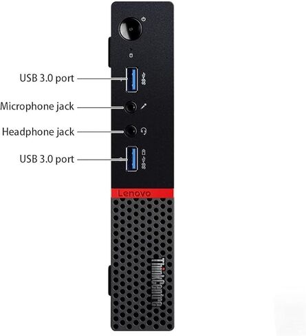 Lenovo ThinkCentre M700 Tiny Desktop PC with 24" FHD Monitor, Intel Quad Core i5-6500, 16GB DDR4 RAM 256GB SSD, 2 DisplayPort, Keyboard & Mouse, WiFi, Windows 11 Pro (Renewed) in Saudi Arabia