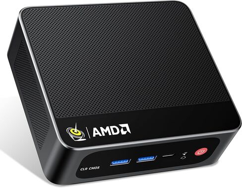 كمبيوتر صغير Beelink SER5 PRO، AMD Ryzen 5 5625U (6C/12T، حتى 4.3 جيجا هرتز)، 16 جيجا DDR4 500 جيجا SSD، كمبيوتر صغير يدعم 2.5G LAN/شاشة عرض ثلاثية/USB3.2/WiFi6/BT5.4 كمبيوتر مكتبي صغير للمنزل/المكتب in Saudi Arabia