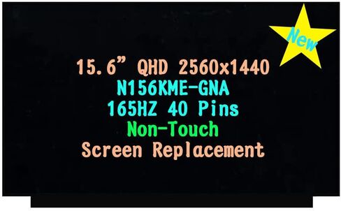 15.6" Screen Replacement for ASUS Rog G533Q LCD Display Panel 40 pins 165Hz (QHD 2560 x 1440 Non-Touch) in Saudi Arabia