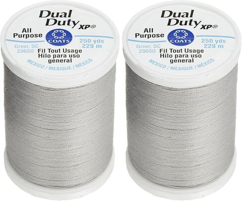 Coats Thread & Zippers Dual Duty XP 250yds 3/Box, Nugrey Notion in Kuwait