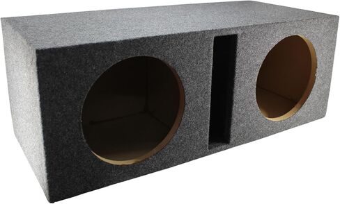 Audiopipe Dual 12" Vented Carpeted Subwoofer Box Made w/Heavy-Duty MDF Construction in Saudi Arabia