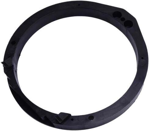 2-Pack 6.5-Inch Car Door Speaker Adapter Mounting Plate Ring with Spacer Bracket, Black Plastic, Compatible with Select Automotive and Motorcycle Models in Saudi Arabia