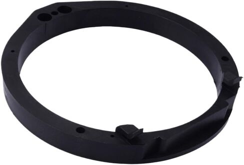 2-Pack 6.5-Inch Car Door Speaker Adapter Mounting Plate Ring with Spacer Bracket, Black Plastic, Compatible with Select Automotive and Motorcycle Models in Saudi Arabia