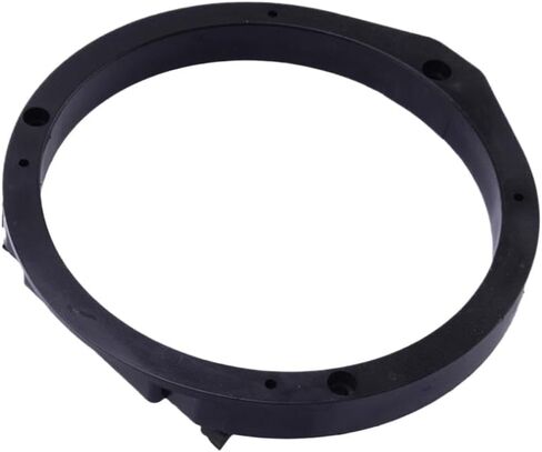 2-Pack 6.5-Inch Car Door Speaker Adapter Mounting Plate Ring with Spacer Bracket, Black Plastic, Compatible with Select Automotive and Motorcycle Models in Saudi Arabia