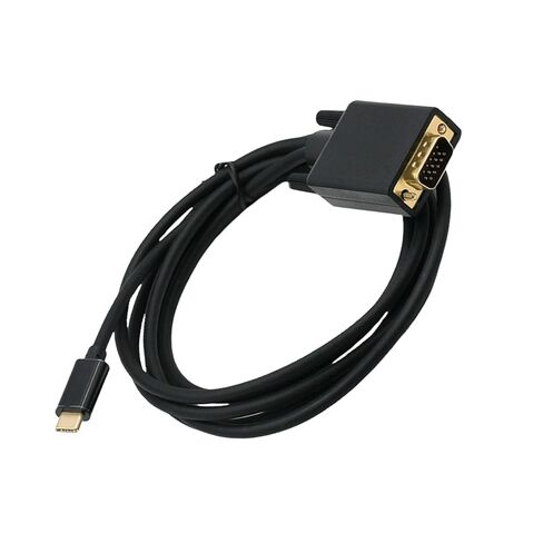 USB C إلى كابل VGA USB نوع C إلى كابل محول VGA USB C ذكر إلى VGA ذكر محول محولات الكابل in Kuwait