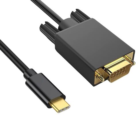 USB C إلى كابل VGA USB نوع C إلى كابل محول VGA USB C ذكر إلى VGA ذكر محول محولات الكابل in Kuwait