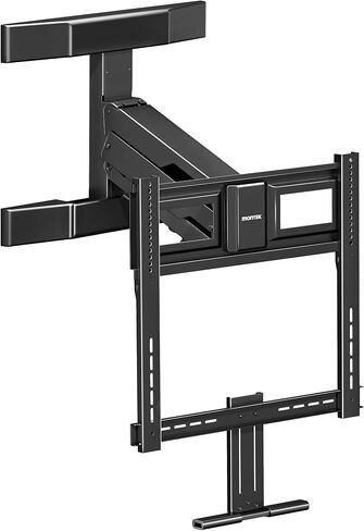 monTEK Fireplace Pull Down TV Mount for 43-86 Inch TVs Up to 99lbs, Swivel & Leveling Drop Down TV Mount, Pull Down TV Mount Over Fireplace with Padded Handle Bar, Max VESA 600x400mm in Saudi Arabia