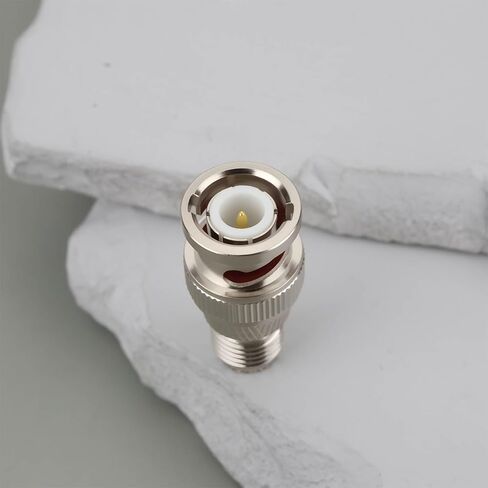 4 Pcs RF Equipment Coaxial Cable Adapter Mini UHF Female to BNC Male Fit for Walkie Talkies Signal Testers Antenna Systems in Saudi Arabia