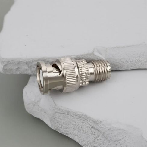 4 Pcs RF Equipment Coaxial Cable Adapter Mini UHF Female to BNC Male Fit for Walkie Talkies Signal Testers Antenna Systems in Saudi Arabia