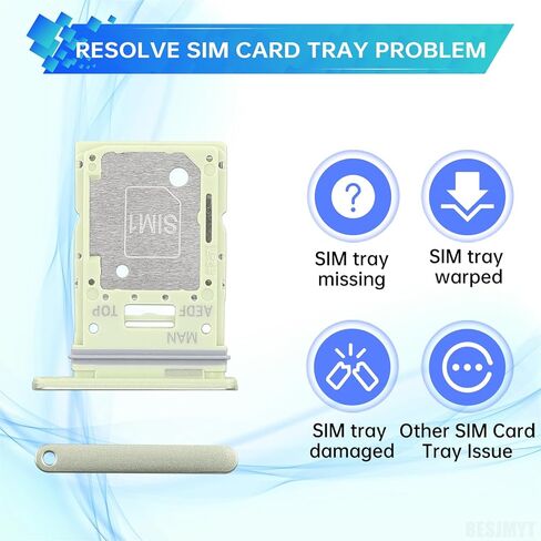 for Samsung Galaxy A54 Sim Card Tray Replacement (Single SIM Version) Lime Card Tray Slot Holder Bracket Adapter with Needle Ejector for A54 SM-A546U SM-A546U1 in Saudi Arabia