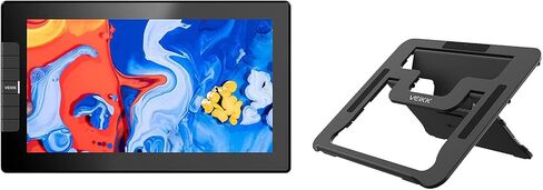 VEIKK VK1200 V2 Drawing Tablet with Screen 11.6 inch Full-Laminated Art Tablet Graphic Tablet with Screen with Tilt Function and Monitor Stand in Saudi Arabia