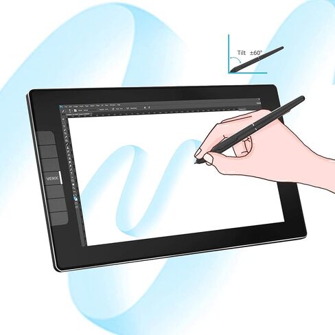 VEIKK VK1200 V2 Drawing Tablet with Screen 11.6 inch Full-Laminated Art Tablet Graphic Tablet with Screen with Tilt Function and Monitor Stand in Saudi Arabia