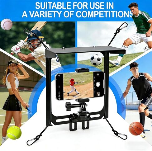 Sports Gamechanger Fence Mount - Gamechanger Streaming Mounting Kit for Fence Holder for iPhone Insta 360 & Action Cameras, Great for Recording Football, Baseball & Tennis in Saudi Arabia