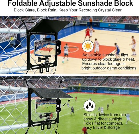 Sports Gamechanger Fence Mount - Gamechanger Streaming Mounting Kit for Fence Holder for iPhone Insta 360 & Action Cameras, Great for Recording Football, Baseball & Tennis in Saudi Arabia