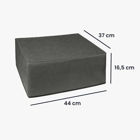 kwmobile Dust Cover Compatible with HP Smarttank 5105 / Smarttank 5101 - Printer Case - Fabric Protector Cover - Dark Grey in Saudi Arabia