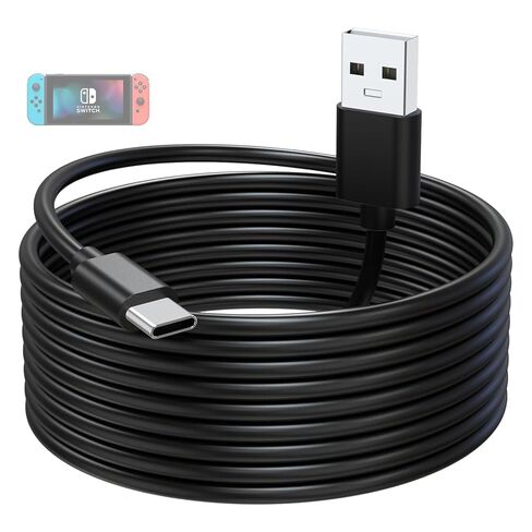 Zosvoses Type C Controller Cable Compatible with Nintendo Switch, Switch Lite, Switch OLED, Switch Pro, PS5 Dualsense, DualSense Edge, Elite Series 2 Controller, 10ft in Saudi Arabia