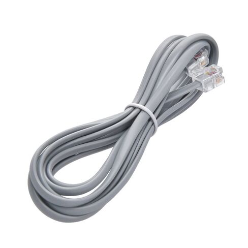 (100 Pack 14Ft RJ11 Modular Telephone Cable Straight - 14 Feet in Saudi Arabia
