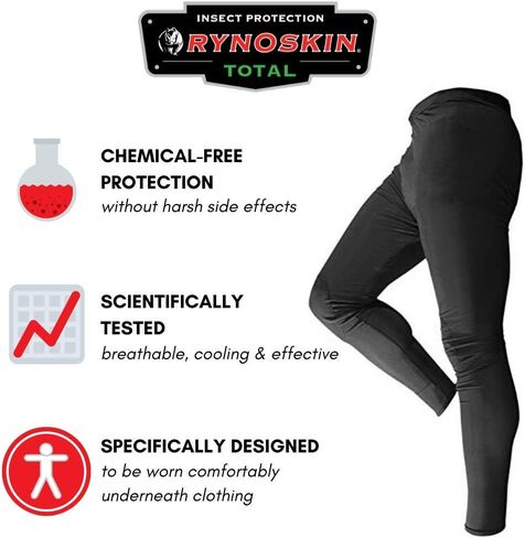 قميص Rynoskin بأكمام طويلة وطبقة أساسية - حماية من الأشعة فوق البنفسجية وحاجز للحشرات للصيد وصيد الأسماك والتخييم | خفيف الوزن وخالي من الرائحة | الرجال والنساء والأطفال | أبيض، متوسط in Kuwait