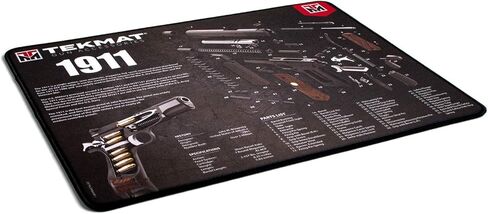 بساط تنظيف المسدس فائق الجودة ثلاثي الأبعاد من TekMat 1911، أسود، 15 بوصة × 20 بوصة in Kuwait
