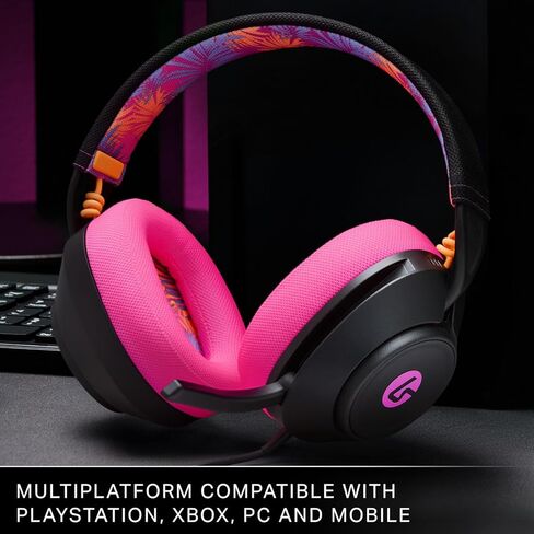 LucidSound by PowerA LS10 Wired Gaming Headset - Midnight Surf, works with PlayStation, Xbox, PC, Mobile, and other compatible devices, designed for comfort, premium audio, Quick-Access Audio Controls in Kuwait