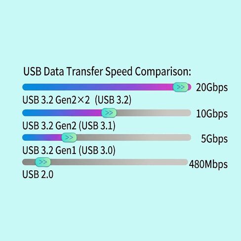 بطاقة توسيع PCIE إلى USB C، منافذ USB 3.2 Gen 2 Type-C مزدوجة، ASM3142، عامل شكل PCIe 3.0 x4، عرض النطاق الترددي PCIe 3.0 x2، لـ SSD الخارجي والتخزين، Windows 7/10/11، أقواس كاملة ومنخفضة in Kuwait
