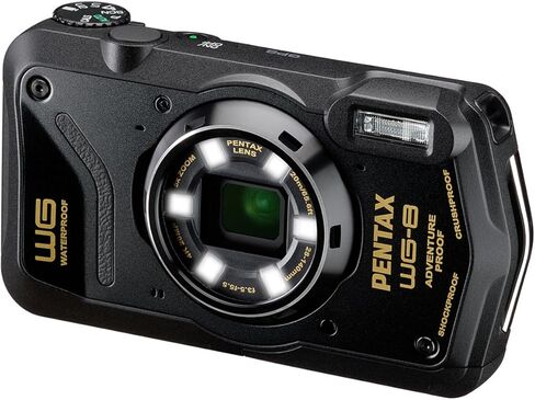 كاميرا Pentax WG-8 لجميع الأحوال الجوية، حزمة مع بطاقة ذاكرة 64 جيجابايت، حافظة، حامل ثلاثي MT-11، قارئ، مجموعة برامج in Kuwait