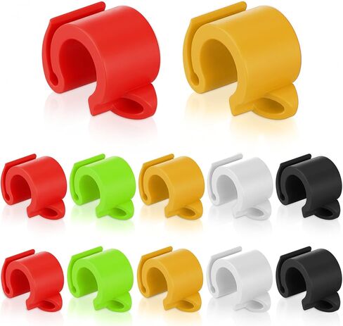 10 Pack Fishing Hook Holder Universal Fishing Hook Keeper for Rod Durable Plastic Anti-Snag Tackle Clip Accessories Fit for Freshwater Saltwater Angling in Saudi Arabia
