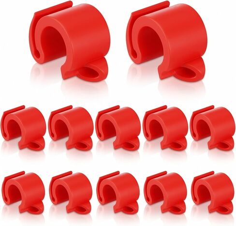 10 Pack Fishing Hook Holder Universal Fishing Hook Keeper for Rod Durable Plastic Anti-Snag Tackle Clip Accessories Fit for Freshwater Saltwater Angling in Saudi Arabia