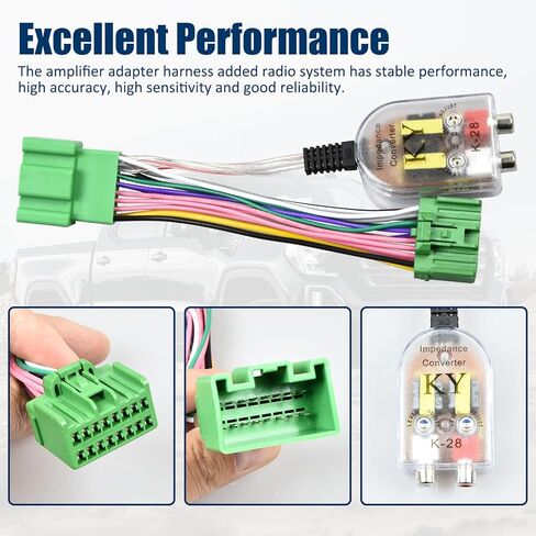 Add an Amp Amplifier Adapter Interface to Factory Radio System Fit for GM Vehicles Chevy Camaro Colorado Silverado GMC Canyon Yukon Sierra 1500 2500HD 3500HD in Kuwait