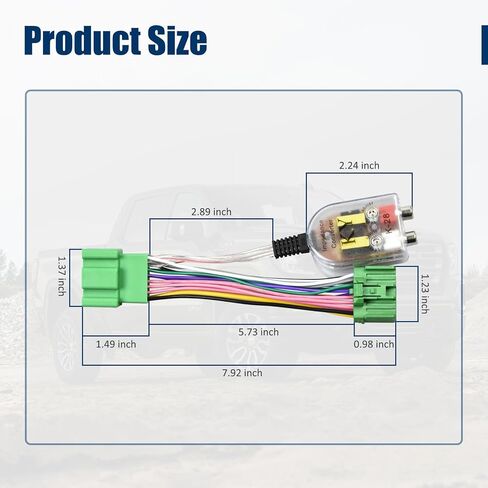 Add an Amp Amplifier Adapter Interface to Factory Radio System Fit for GM Vehicles Chevy Camaro Colorado Silverado GMC Canyon Yukon Sierra 1500 2500HD 3500HD in Kuwait