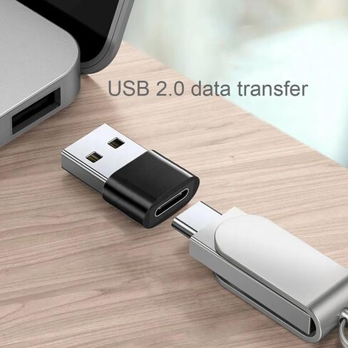 [عبوة واحدة] محول USB C إلى USB، محول OTG من النوع C ذكر إلى USB A أنثى، نقل سريع للبيانات، متوافق مع أجهزة MacBook وiPad Pro وأجهزة الكمبيوتر المحمولة والهواتف in Saudi Arabia