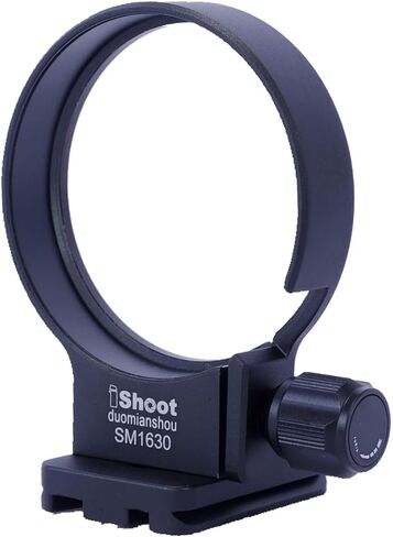 حلقة تثبيت بطوق عدسة iShoot متوافقة مع نظام تشغيل Sigma 16-300mm F3.5-6.7 DC (E/X/L/RF Mount)، حامل دعم العدسة مع لوحة تحرير سريعة للكاميرا Arca-Swiss Fit لمشبك Arca ومثبت in Kuwait