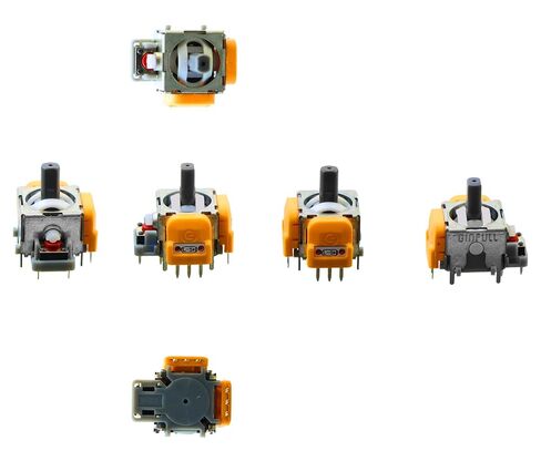 Hall Effect PS5 Joystick Replacement Kit for DualSense & DualSense Edge Controllers - Fix Stick Drift, Repair Broken or Loose Sticks with Repair Modules and Thumbstick Caps, Upgrade for PS5 Controller (4-Pack, Soldering Required) in Saudi Arabia