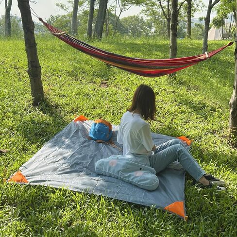Beach Blanket Waterproof Sandproof Beach Mat 55" X 60" / 5' X 5' for 1-2 Adults Quick Drying Outdoor Picnic Mat Beach Accessories for Travel, Camping, Hiking in Saudi Arabia