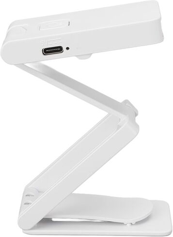 ضوء كتاب قابل للطي، 3 درجات حرارة ألوان قابلة للتعديل، قابل لإعادة الشحن عبر USB، مع بطارية تدوم طويلاً 12 ساعة، للقراءة الليلية في السرير أو الخيمة in Kuwait