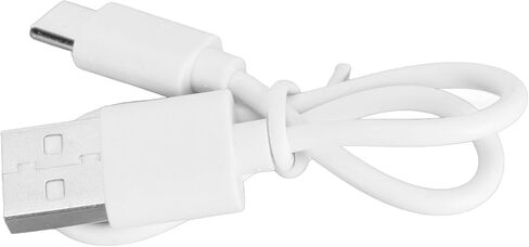 Jeanoko Mini Clamp/Holder On Lamp Flexible Neck USB Rechargeable Reading Light for Travel Camping, White in Saudi Arabia