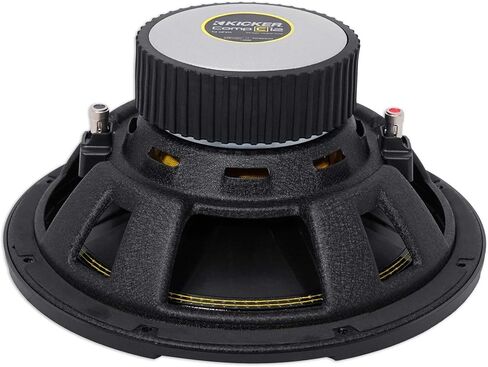 KICKER 44CWCS124 CompC 12" 600 Watt Single 4-Ohm Car Audio Subwoofer Sub CWCS124 (Renewed) in Saudi Arabia