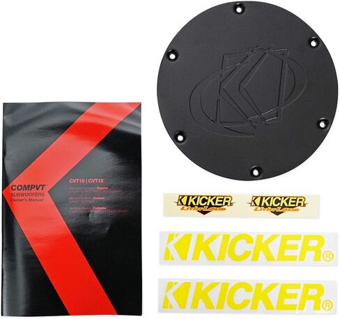 (2) Kicker 43CVT102 COMPVT 10" 1600w Shallow Slim Car Subwoofers Subs CVT10-2 in Saudi Arabia