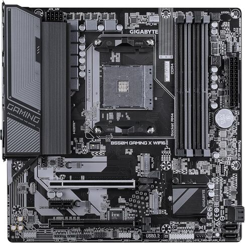 مجموعة ذاكرة وحدة المعالجة المركزية للوحة الأم Newegg - حزمة B550M Gaming X WIFI6 مع Ryzen 5 5500 وTF3D416G3200HC16FDC01 in Kuwait