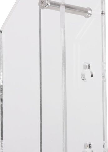 Laptop Wall Mount, Acrylic Under Desk Holder with Cable Slots, Space Saving Design for Home Office and Bedroom Storage in Saudi Arabia