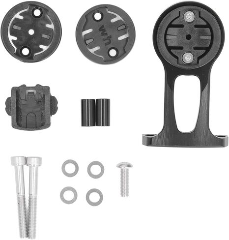 Alomejor Bike Computer Mount, Aluminum Alloy Out Front Handlebar Mount for, with Double Screw Design and All Hardware Included in Saudi Arabia